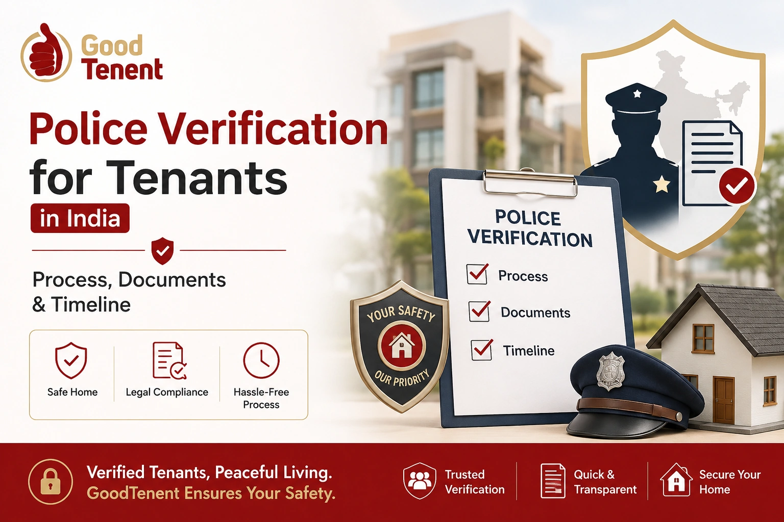 Police Verification for Tenants in India: Process, Documents & Timeline